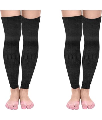 Infispace Pack of 1 Unisex Woollen Leg Warmer ( Black )