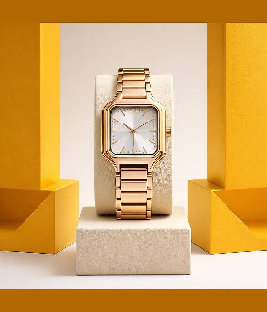 Trex Rose Gold Stainless Steel Analog Womens Watch