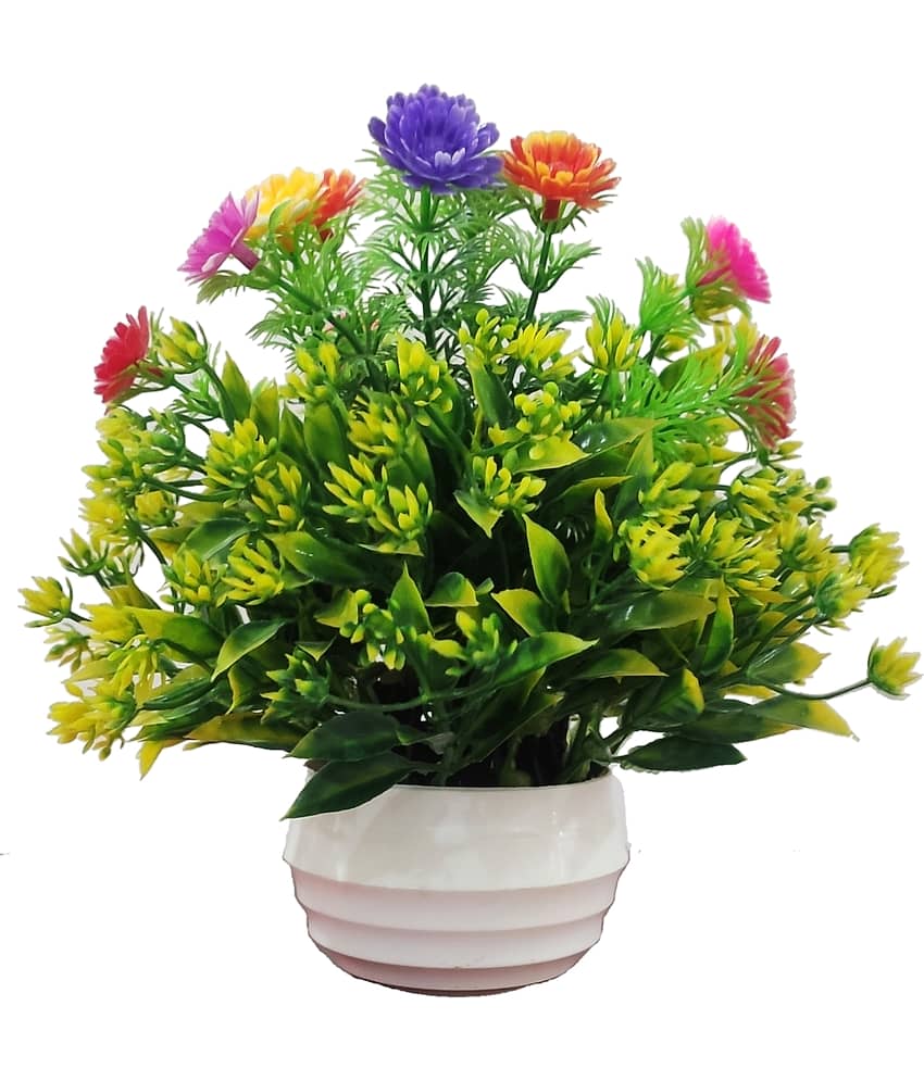 BAARIG - Multicolor Sunflower Artificial Flower ( Pack of 1 )