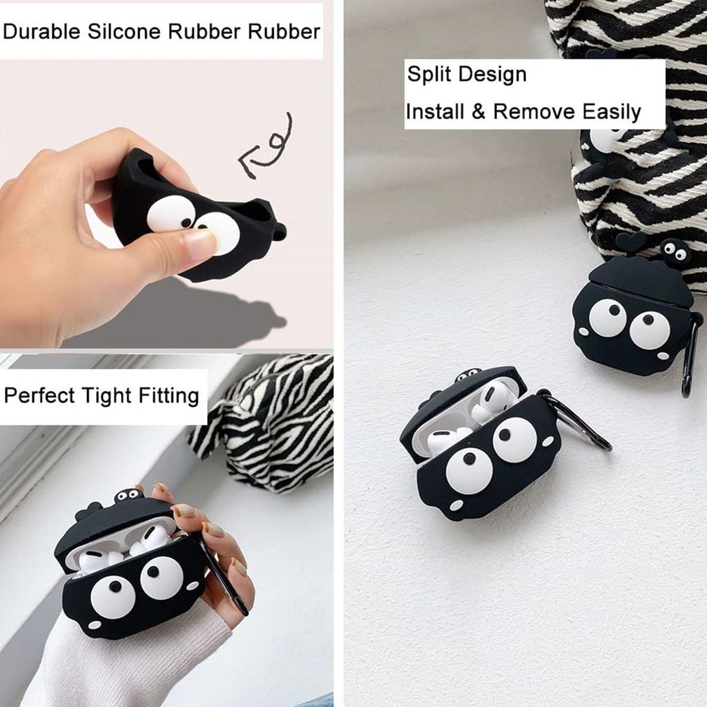 LIRAMARK Cute Cartoon Design Case Cover for Airpods Pro 2 Case (2023/2022), Designer AirPods Pro 2nd Generation Cover (3D Eye)
