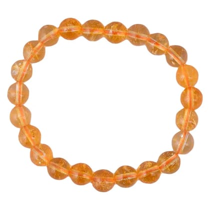 Citrine Bracelet Healing and Vastu, Meditation, Protection Stylish Bracelet for Girls/Boys/Women(KI_138)  by Krishna Impex