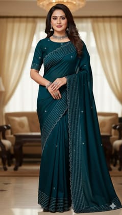 Soft Silk Sarees   | Attached blouse