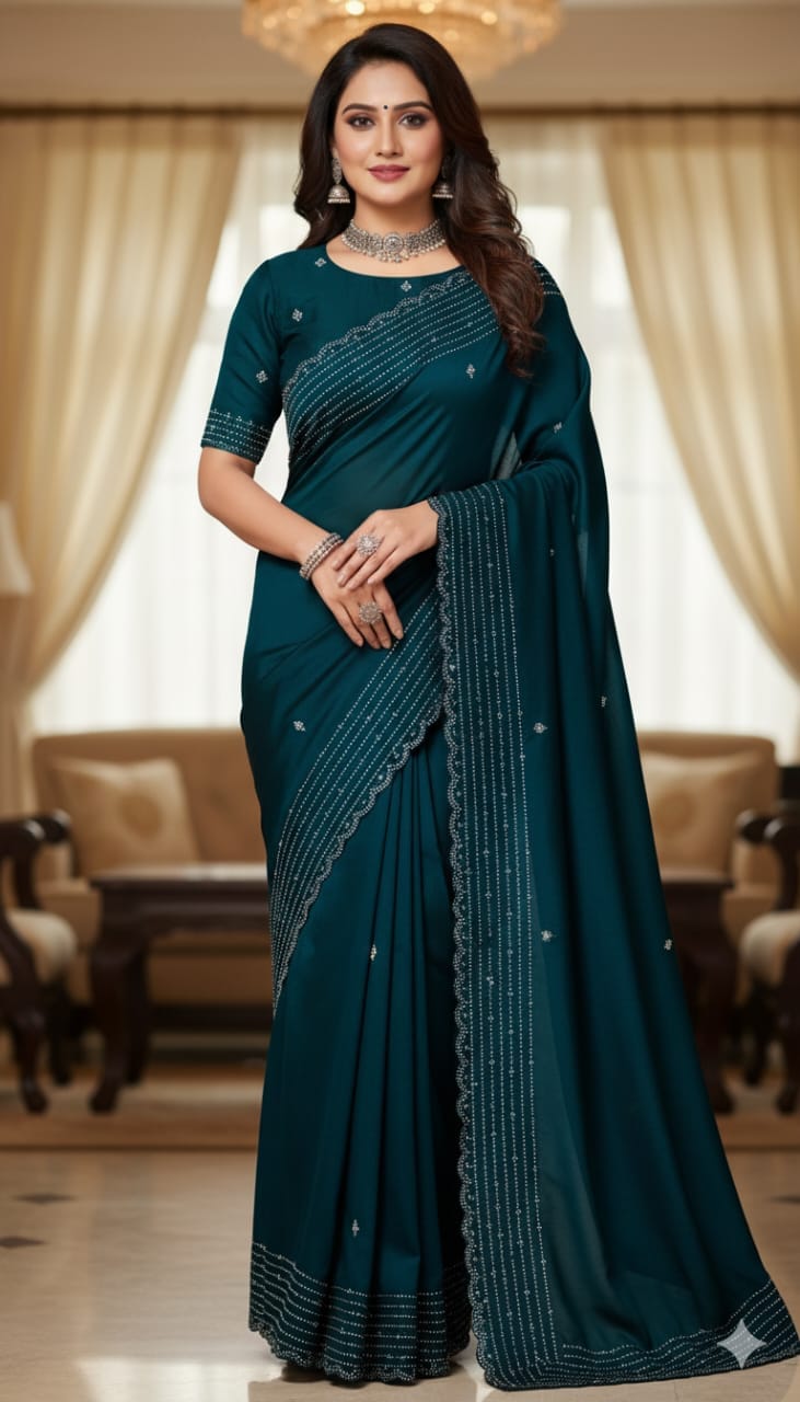 Soft Silk Sarees   | Attached blouse