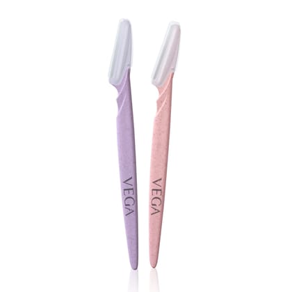 VEGA Eyebrow Shaper & Face Razor, Pack Of 2, (ESS-02)-2 pcs