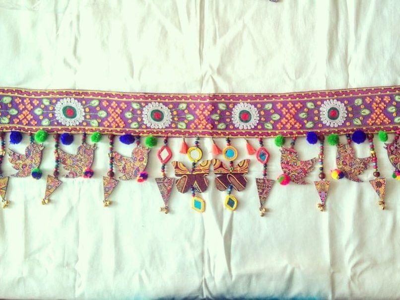 Purple Sky Toran - 1 - Ethnic Wear | Buy online on ZillyBuy