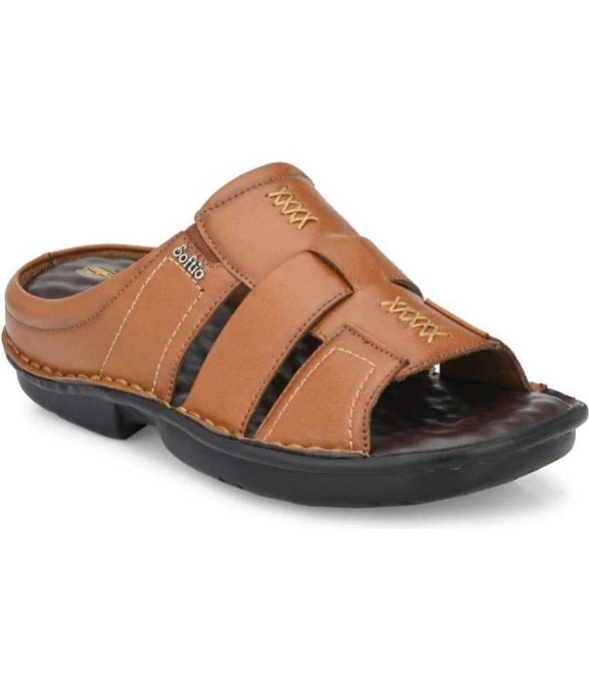 softio - Brown Men's Sandals