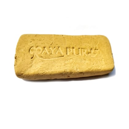 MAYAPURI Original Gopi Chandan Tilak Mati/Tilaka Mitti for Tika, Tilak for forehead (Yellow, Pack of 1)