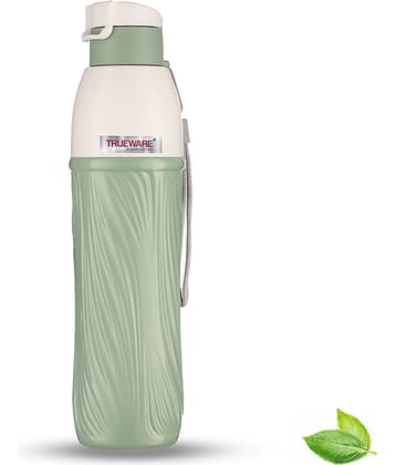 Trueware Aqua Pure Insulated Green Plastic School Water Bottle 850 mL ( Set of 1 )