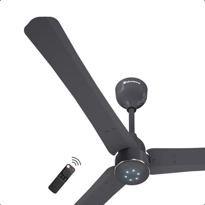 Atomberg Renesa Halo 1200 mm BLDC Ceiling Fan with Remote Control & LED Indicators | Pebble Grey