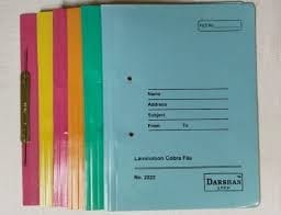 Lamination cobra file 2222 for Office, School-College etc. ( Pack of 6 )