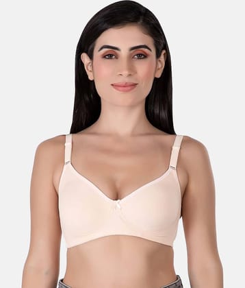 Eve's Beauty Cotton Blend Women's Everyday Bra ( Cream )