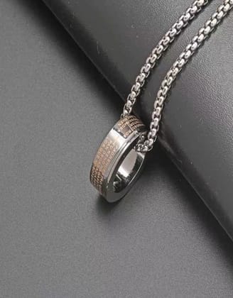 Bollywood Ring Pendant-With Box Chain
