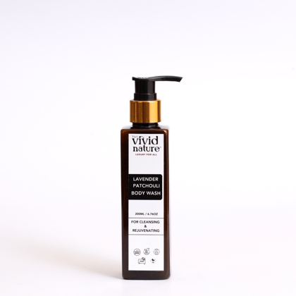 Lavender patchouli organic body wash | Body wash for glowing skin
