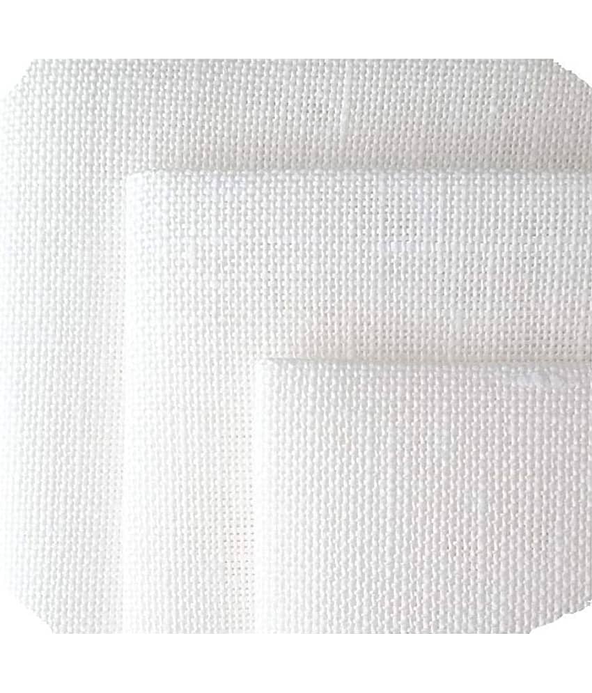 Makhanchor White Linen Unstitched Shirt pc Single