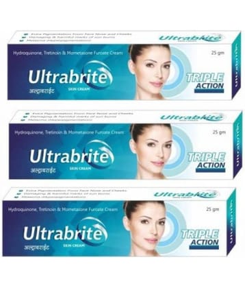 Ultra Brite Night Cream Triple Action 25 gm each gm Pack of 3
