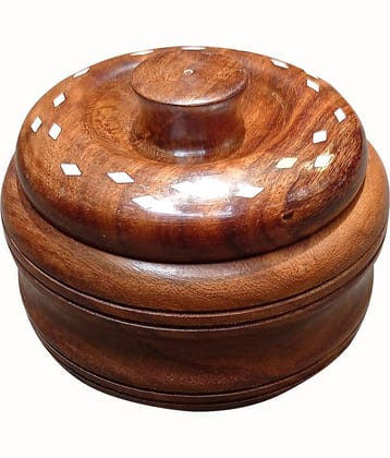 SWH Wooden Pickle Container Set of 1 200 mL