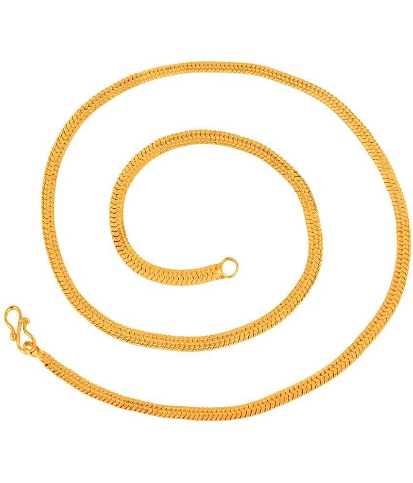 FASHION FRILL Gold Plated Chain ( Set of 1 )