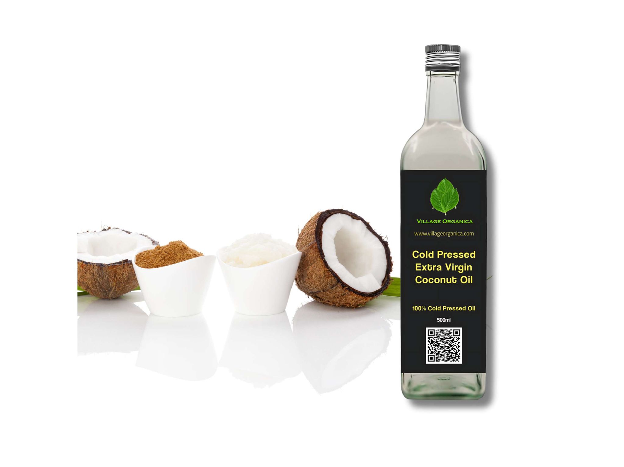 Extra Virgin Cold Pressed Coconut Oil - 500 Millilitre