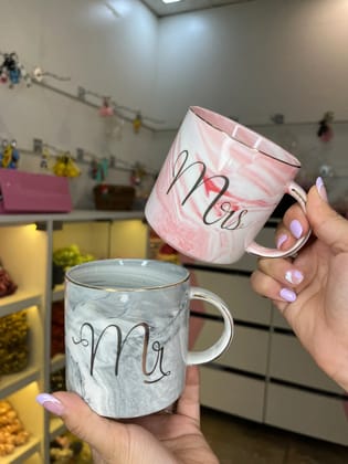 Mr Mrs Mugs | couple mugs | valentine mug (1pc)-Mr