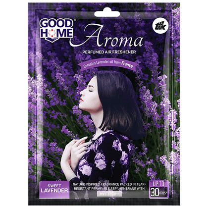 Good Home Aroma Perfumed Air Freshener, Lavender Fragrance, 10 G Good Home Aroma Perfumed Air Freshener, Lavender Fragrance, 10 G
