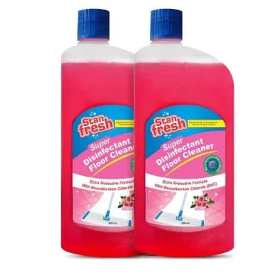 Stanfresh Floor Cleaner - Rose (Pack of 2 - 500ml Each)
