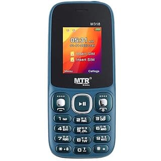 MTR M318 (Dual SIM, 1.77 Inch Display, 1100mAh Battery, Green)