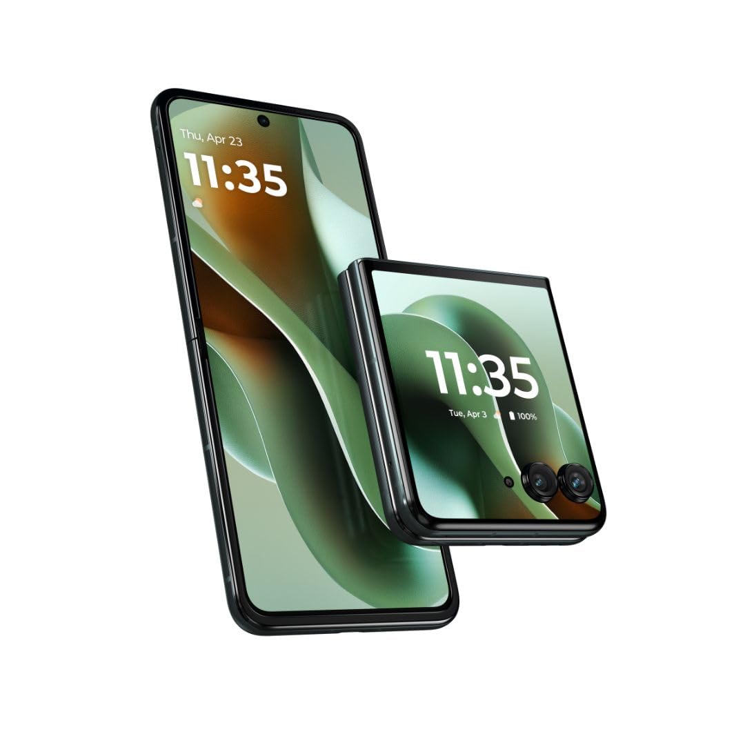 Motorola Razr 60 Ultra (Pantone Scarab, 16 GB RAM, 512 GB Storage) | Moto AI | Snapdragon 8 Elite Mobile Platform | 6.9 AMOLED 165Hz Display | 50 MP + 50 MP + 50MP Triple Camera, Green