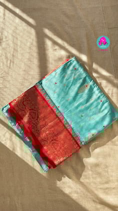 Semi Silk Saree with Narayanpet kanchi border-XS