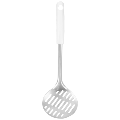 Fackelmann Stainless Steel Arcadalina Skimmer With Nylon Handle, 35 Cm, 1 Pc