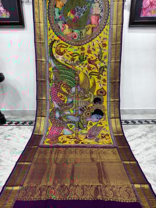 Kalahasti Kalamkari on Kanchi Style 1-Kanchi Style