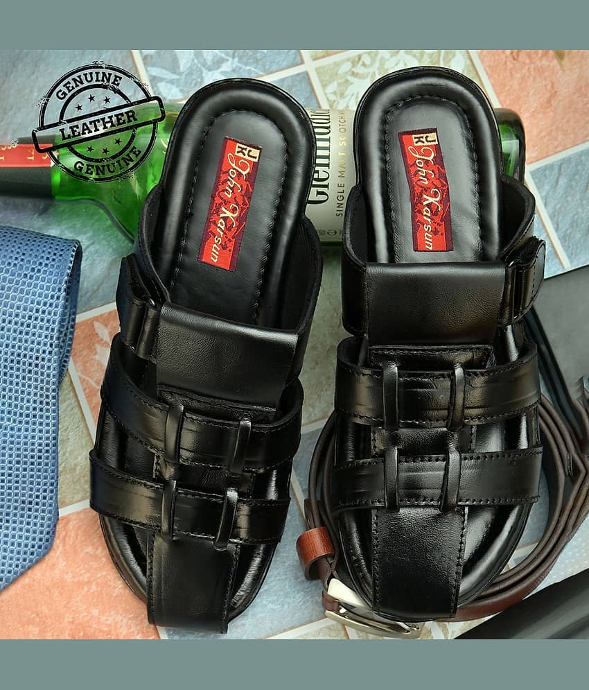 John Karsun - Black Men's Sandals