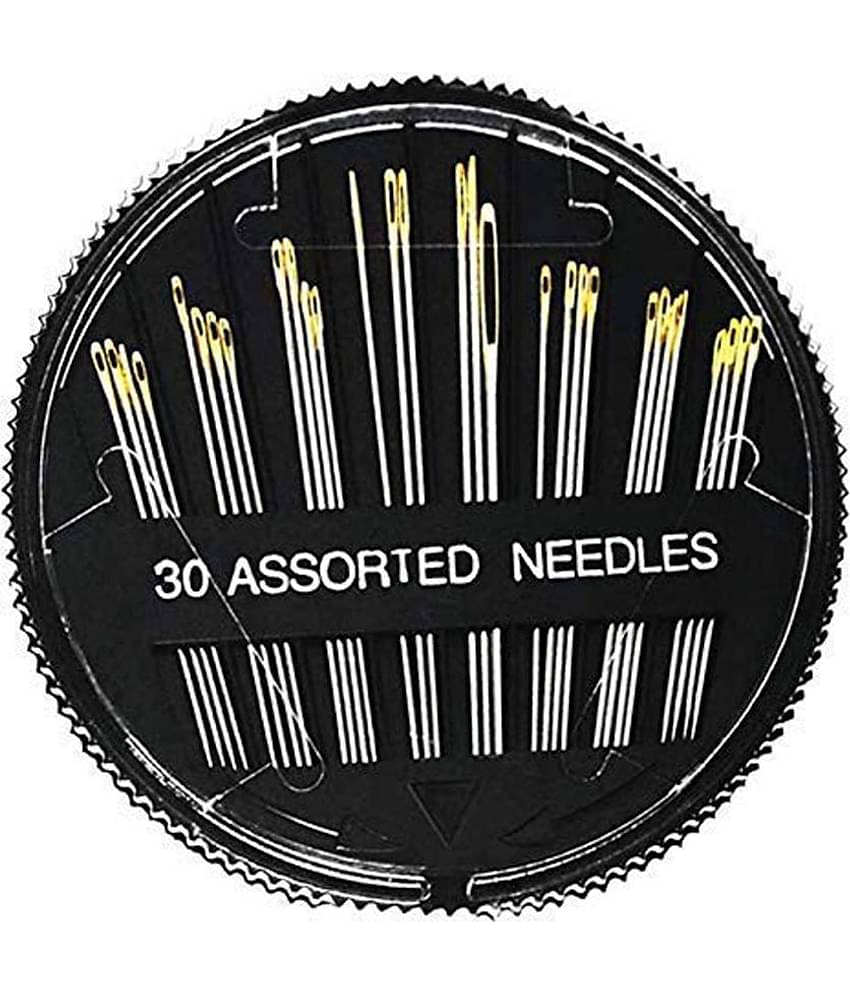 Pindia 30 Pcs Premium 6 Sizes Hand Sewing Needles for Sewing Repair