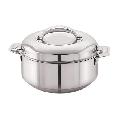 CELLO Maxima Stainless Steel Double Walled Insulated Casserole, (Silver, 2000ml) CELLO Maxima Stainless Steel Double Walled Insulated Casserole, (Silver, 2000ml)
