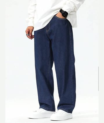 9x denims Clean Look Men's Jeans - Dark Blue ( Pack of 1 )