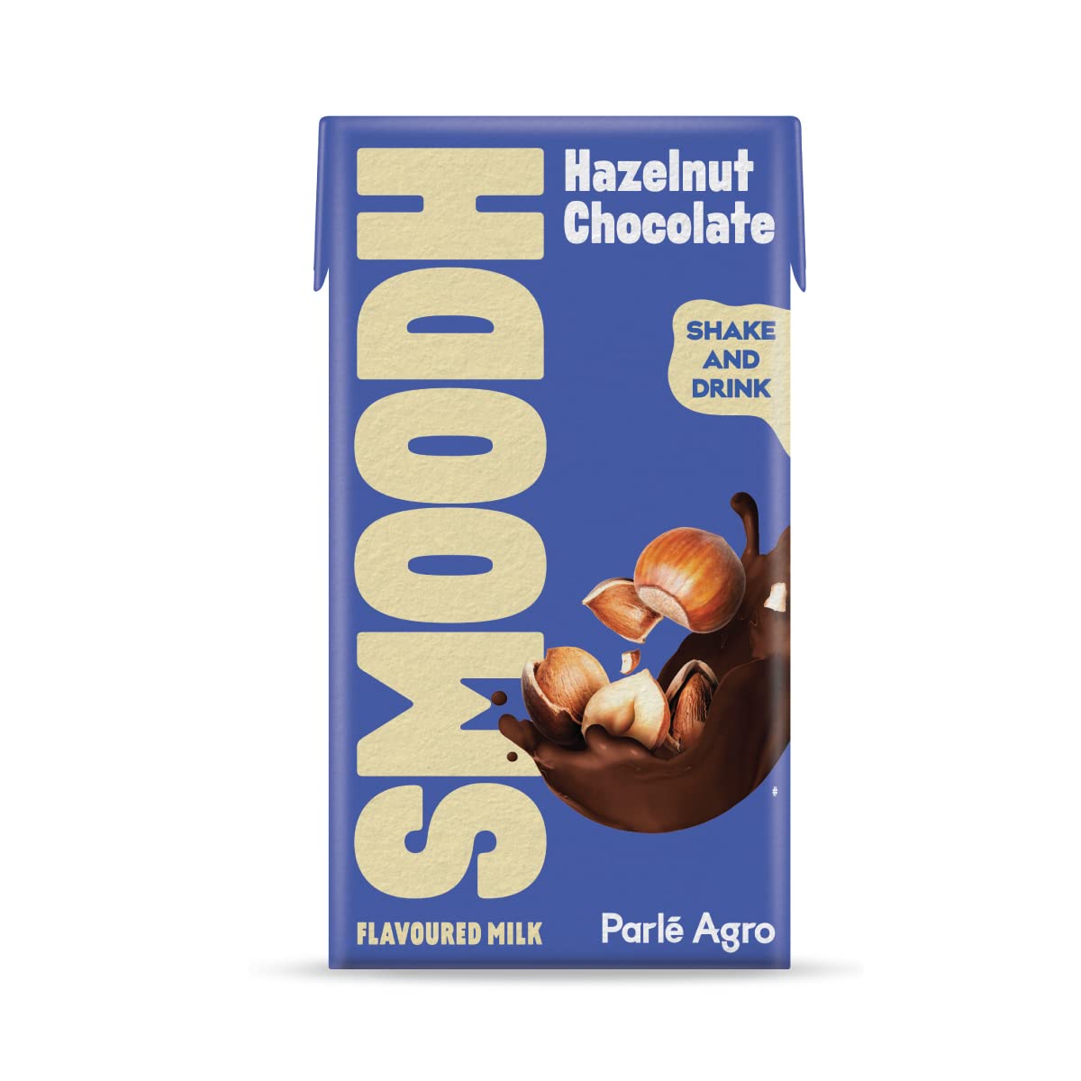 Parle Agro Smoodh Hazelnut Chocolate Flavoured Milk 80 ml (Tetra Pak)