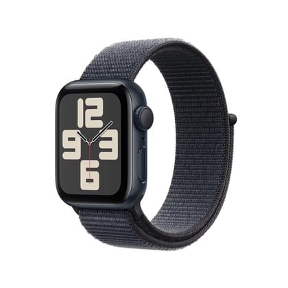 Apple Watch SE GPS 40mm Midnight Aluminium Case Ink Sport Loop