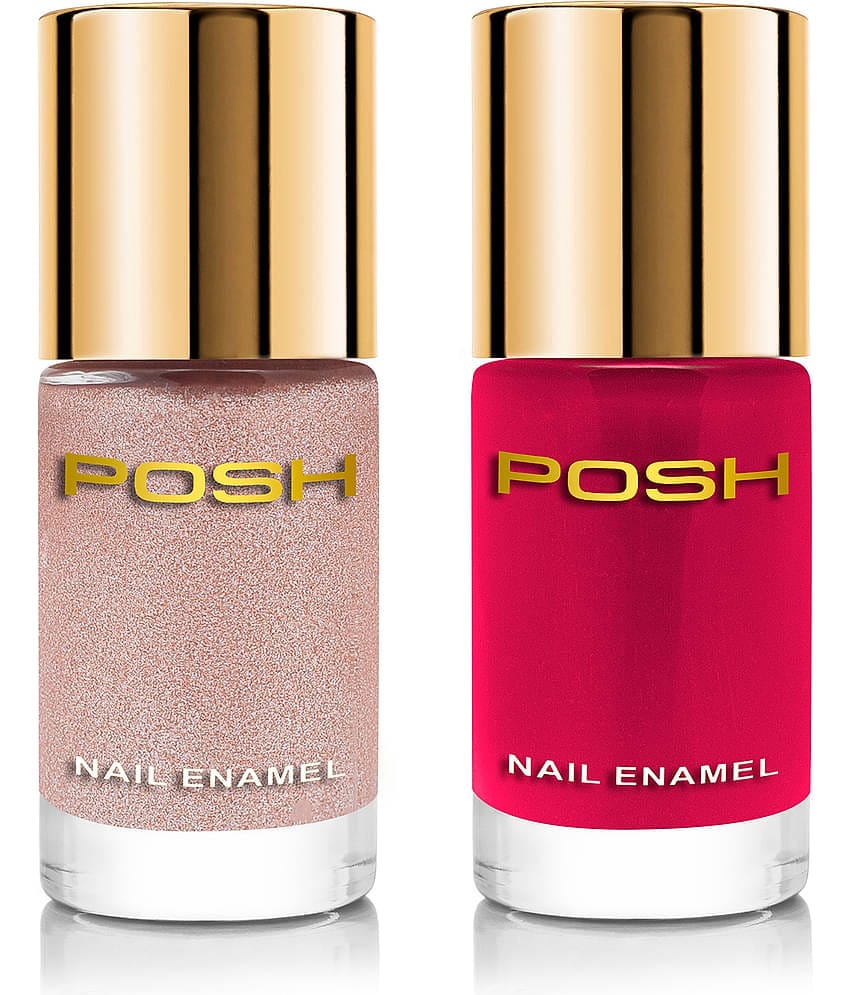 Posh Nail Polish Multi Glossy Pack of 2 9 mL