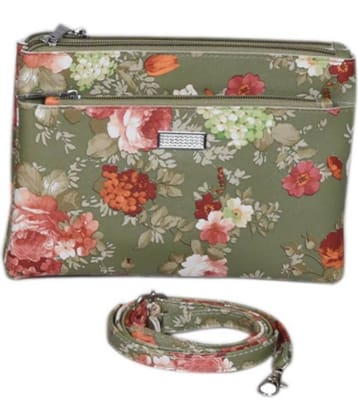 SUNESH CREATION Light Grey Fabric Sling Bag