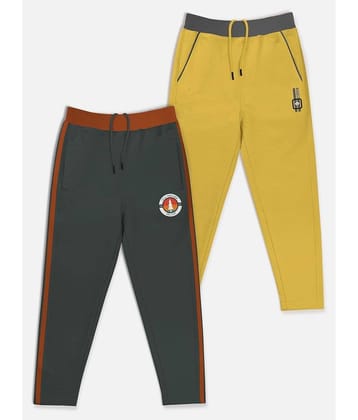 HELLCAT Pack of 2 Boys Cotton Blend Trackpant ( Multicolor )