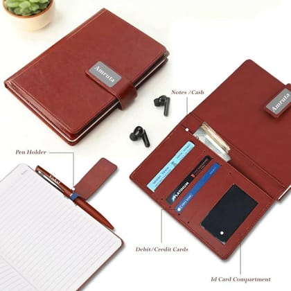 Elegant Personalized Gift : Stylish Big Magnet Diary for Notes & Plans