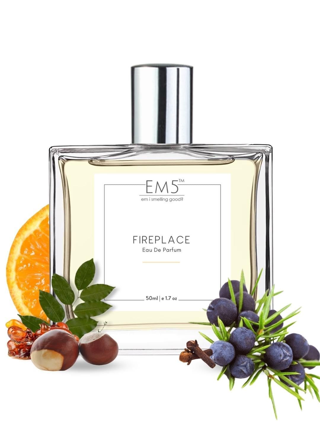 EM5 Fireplace Perfume for Men and Women | Woody Vanilla Balsamic | Unisex EDP Strong and Long Lasting Spray | Luxury Gift for Men/Women EM5 Fireplace Perfume for Men and Women | Woody Vanilla Balsamic | Unisex EDP Strong and Long Lasting Spray | Luxury G