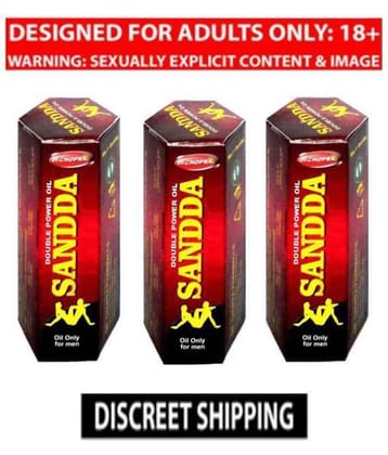 DR. CHOPRA Original Sandda Massage Oil, Pack Of 15Ml x 3 = 45 ml,100% Ayurvedic