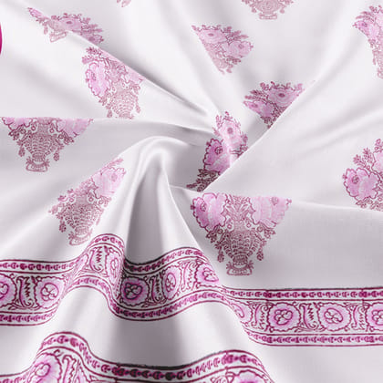 Cotton Blanket - Single Dohar ( 60 x 90 Inches) Pink Bouquet Cotton Blanket - Single Dohar ( 60 x 90 Inches) Pink Bouquet