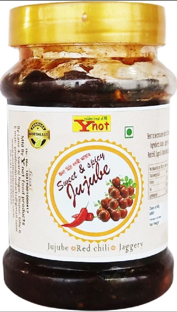 Y Not Sweet & Spicy Jujube - 180 gm - One plastic jar