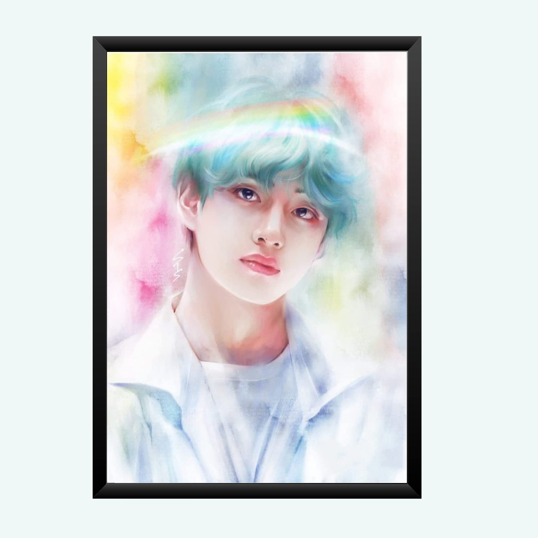 Nokkes Bts Army Bangtan Boy V suga J-Hope Jungkook Jin Jimin Rm 8X12 Inch Size Photo Frame Photo Home Office_bts1_23