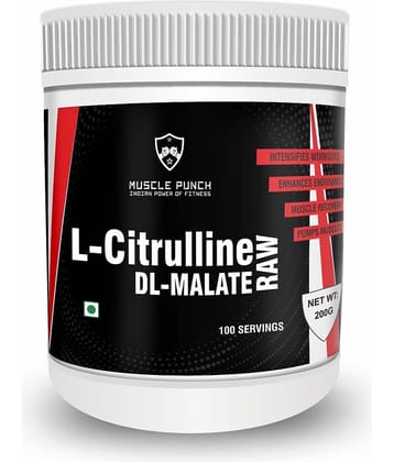 Muscle Punch Muscle Punch | Citrulline Raw |  200 gm 240 gm Powder