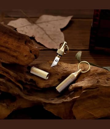 BAWALY Gold Men's Regular Keychain ( Pack of 1 )