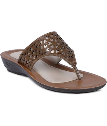 Bata Brown Women's Flats