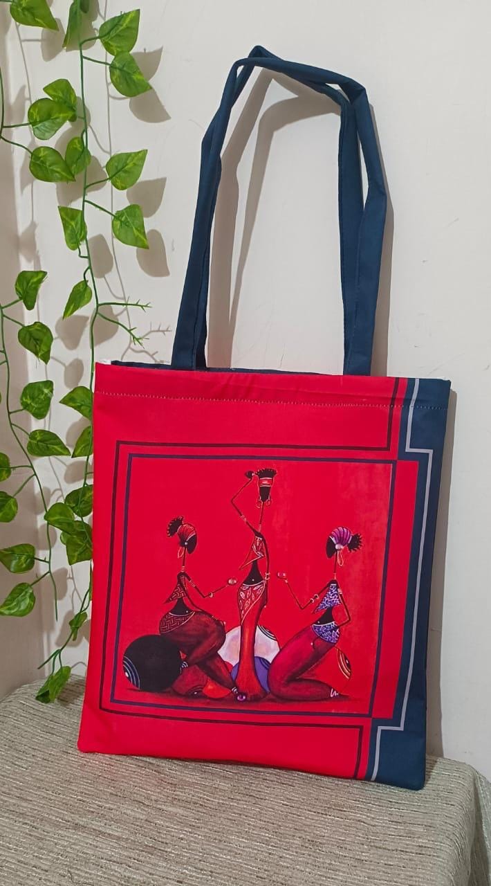 Floral Elegance Tote & Pouch Set