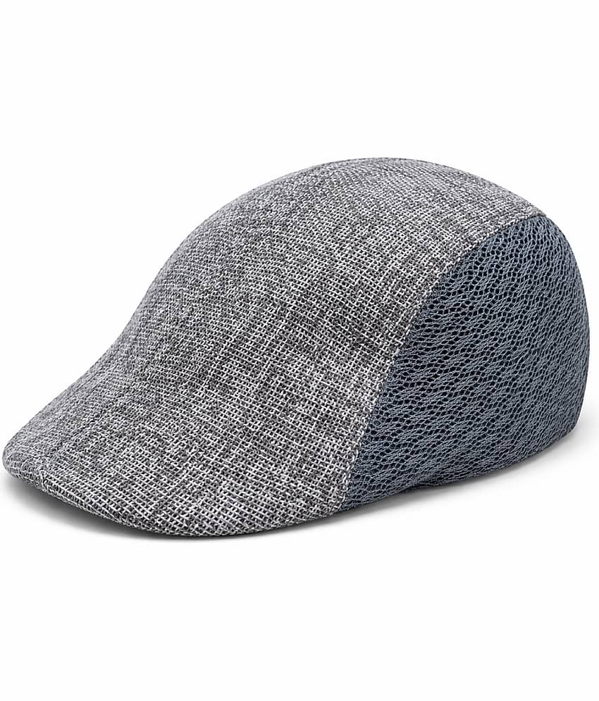 Zacharias Pack of 1 Cotton Men's Cap ( Grey )